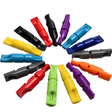 Doppeltonpfeife Hunting, 80 x 19mm mit Pfeifenband