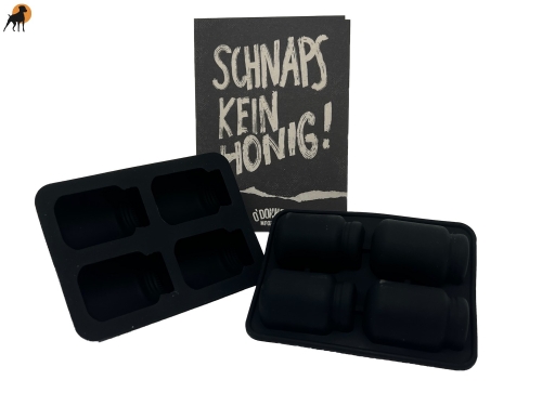 O´Donnell Eiswürfelform / Schokoladenform aus Silikon, schwarz