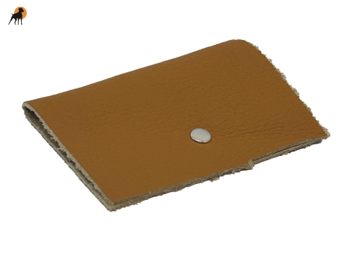 HWP Übungs-Fährtengegenstände aus Leder, ca. 8 x 6cm (10 Stk.)