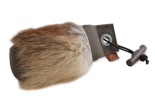 Firedog Standard Dummy 250g khaki, mit Fuchsfellring