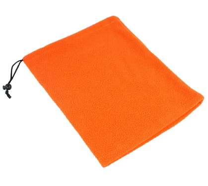 Fleece-Schlauchschal mit Kordelzug, gefüttert