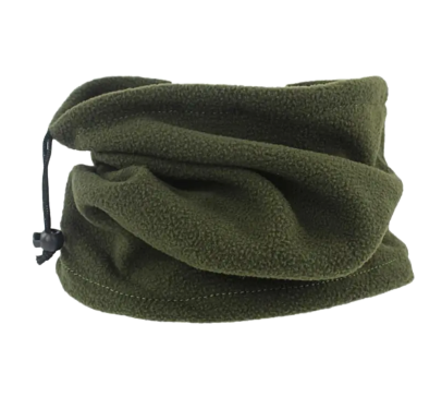 Fleece-Schlauchschal mit Kordelzug, gefüttert