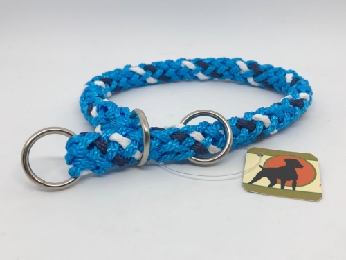 G1 Tauwerk Halsband Basic 15mm mit Zugstop, rund geflochten, Atlantis