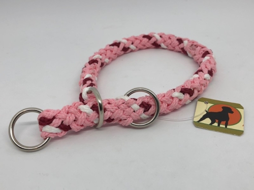 G1 Tauwerk Halsband Basic 15mm mit Zugstop, rund geflochten, Jericho