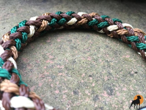 G1 Tauwerk Halsband Basic 15mm mit Zugstop, rund geflochten, Nature