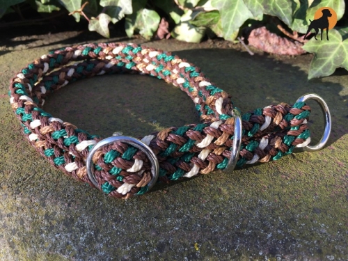G1 Tauwerk Halsband Duo, 2 x 9mm, Nature
