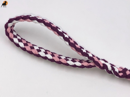 Tauwerk Agility & Retrieverleine G2 Classic 150cm, rund geflochten, Hibiscus