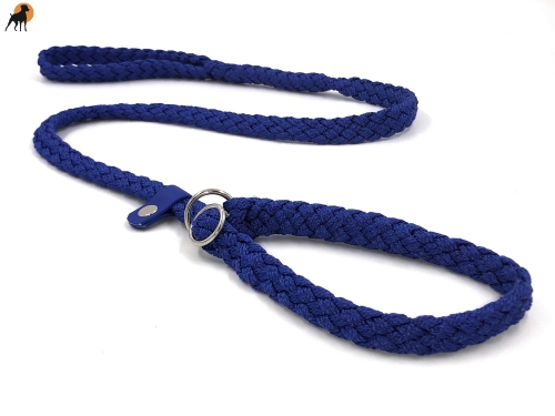Tauwerk Agility & Retrieverleine G2 Classic 150cm, rund geflochten, Kobaltblau