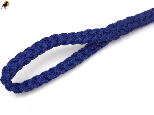 Tauwerk Agility & Retrieverleine G2 Classic 150cm, rund geflochten, Kobaltblau
