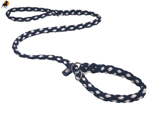 Tauwerk Agility & Retrieverleine G2 Classic 150cm, rund geflochten, Nachtblau