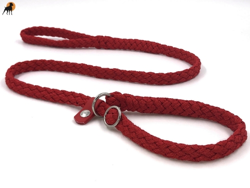Tauwerk Agility & Retrieverleine G2 Classic 150cm, rund geflochten, Rot
