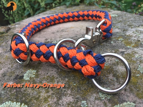 Tauwerk Halsband G2 Snap Sport 12mm, mit Schnellverschluß, Beschläge vernickelt