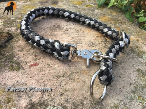 Tauwerk Halsband G2 Snap Sport 12mm, mit Schnellverschluß, Beschläge vernickelt