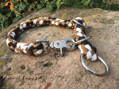 Tauwerk Halsband G2 Snap Sport 12mm, mit Schnellverschluß, Beschläge vernickelt