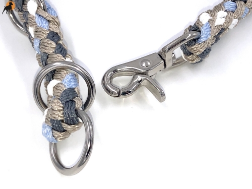 Tauwerk Halsband G2 Snap 12mm, mit Schnellverschluß, Beschläge vernickelt