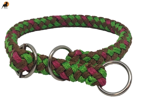 G2 Tauwerk Halsband Sport 20mm, rund geflochten, stufenlos verstellbar, Beschläge vernickelt