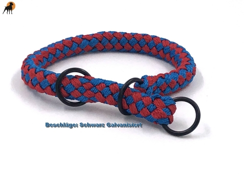 G2 Tauwerk Halsband Basic, rund geflochten, mit Zugstop, Barcelona