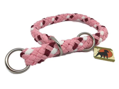 G2 Tauwerk Halsband Basic, rund geflochten, mit Zugstop, Jericho