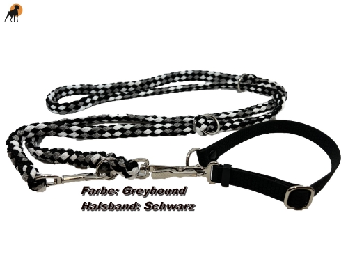 G2 Tauwerk Befreiungs- und Rettungshundeleine Typ 3, 3-fach verstellbar, 230cm, Halsband Hexa verstellbar