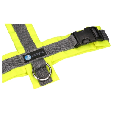 annyX Brustgeschirr Protect, leuchtgelb/grau