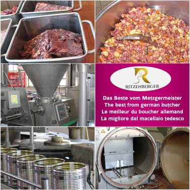 Ritzenberger Dosenmenue 800g, Seelachs mit Vollkornreis & Rüben