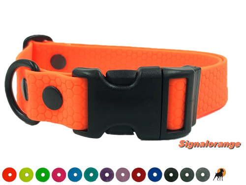 TPU Hexa Halsband FUN 25mm mit PVC-Verschluß, verstellbar