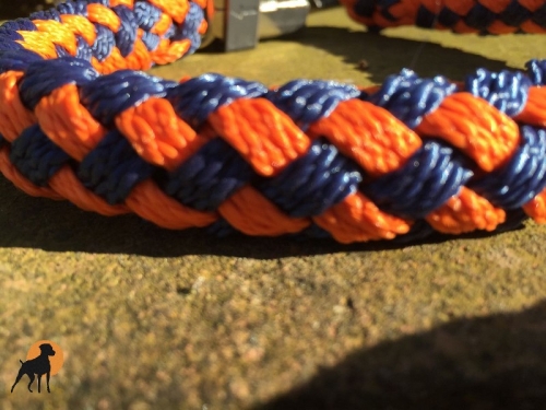 G2 Maßhalsband PRO mit ClicLock-Verschluß, Navy-Orange