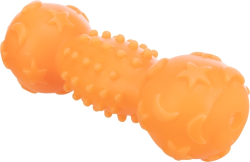 Trixie Hantel, phosphoreszierend, mit Queeker, 18cm, orange