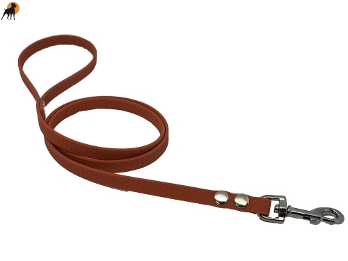 HEXA Führleine 10mm gummiert, mit Handschlaufe (Länge und Haken wählbar)