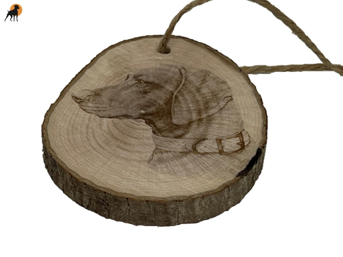 Holzanhänger/Baumschmuck Magyar Vizsla (UK) 1