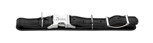 Hunter Halsung Toledo 25mm x 50-55cm, schwarz mit ALUMAX Alu Verschluß