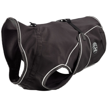 Hundemantel Uppsala Softshell, schwarz