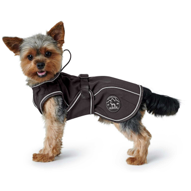 Hundemantel Uppsala Softshell, schwarz