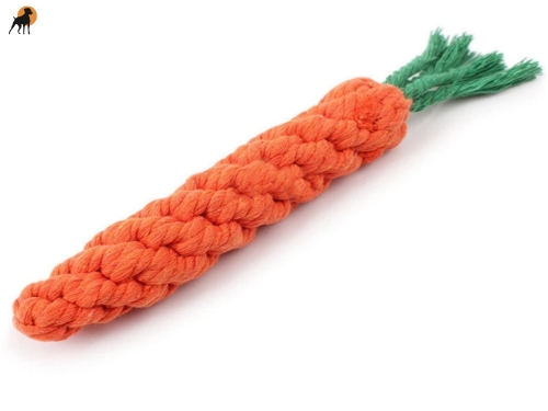 Tauwerk Bringsel Karotte, 22 x 3,5cm, Baumwolle