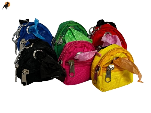 HWP Kotbeutelhalter / Adressanhänger Mini-Rucksack, ca. 7x7x2,5cm