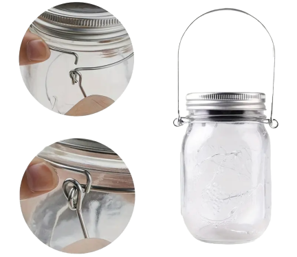 Metallbügel für Mason-Jar Gläser 7cm