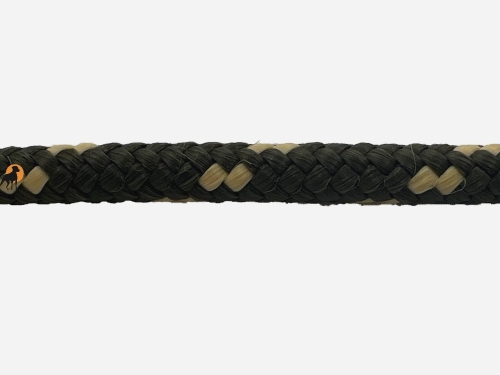 HWP Moxonleine mit Zugstop, Handmade, 6mm x 130cm, Camo Oliv-Beige