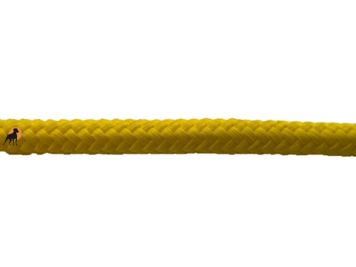 HWP Moxonleine mit Zugstop, Handmade, 6mm x 130cm, Sonnengelb