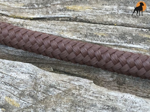 Moxon Flüsterleine 6mm x 300cm, mit Holzknebeln, Mocca