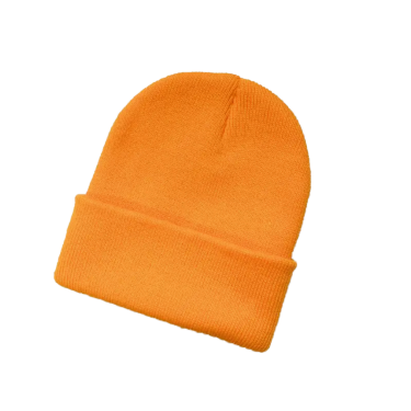 Beanie Herbst- und Wintermütze, Unisex, Signalfarben