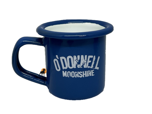 O´Donnell Emaille Mini-Tasse 50ml, blau (1 Stück)