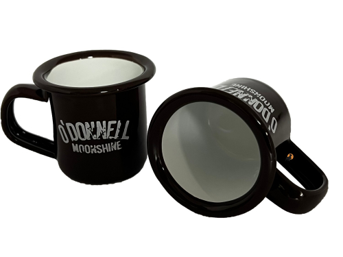 O´Donnell Emaille Mini-Tasse 50ml, braun (1 Stück)
