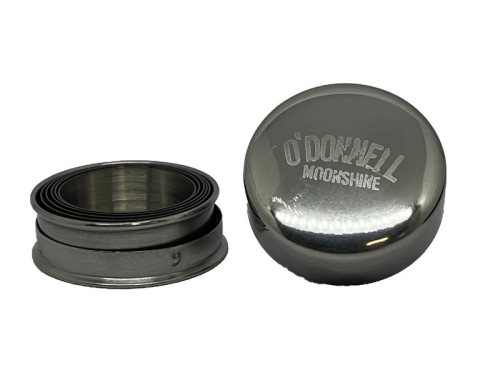 O´Donnell Moonshine Shotbecher, Schlüsselanhänger, faltbar, verchromt