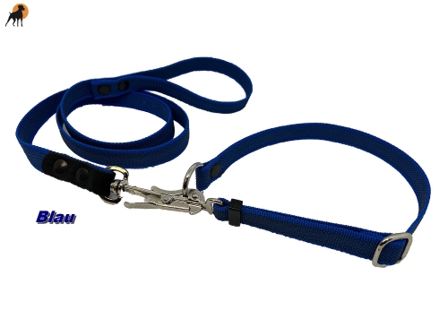 HWP Jagd- und Befreiungsleine gummiert mit Handschlaufe, 120cm