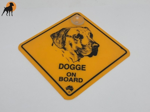 Roadsign Hundeschild Dogge