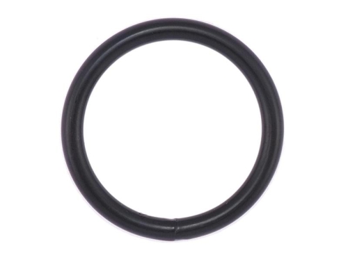 Ring, geschweißt, 25x4.0mm, Schwarz matt