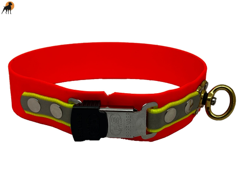 Biothane Beta Schweißhalsung PRO 38mm, mit Lasergravur