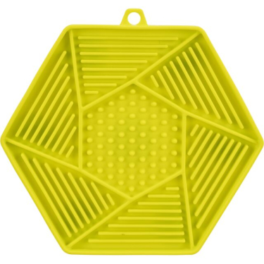 Trixie Lick'n'Snack Schleckmatte mit Saugnäpfen, Silikon, 17 cm, salbei