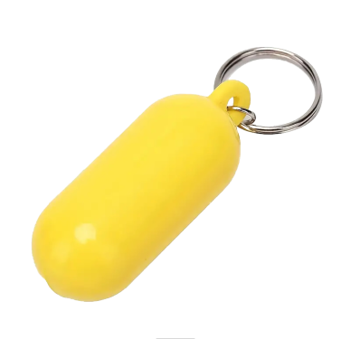 PVC Schlüsselanhänger BOJE, ca. 2,5 x 6,5cm, schwimmfähig