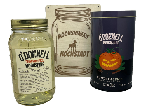 O´Donnell Moonshine Pumpkin Spice Likör - 20% vol., 700ml, mit Sammlerdose